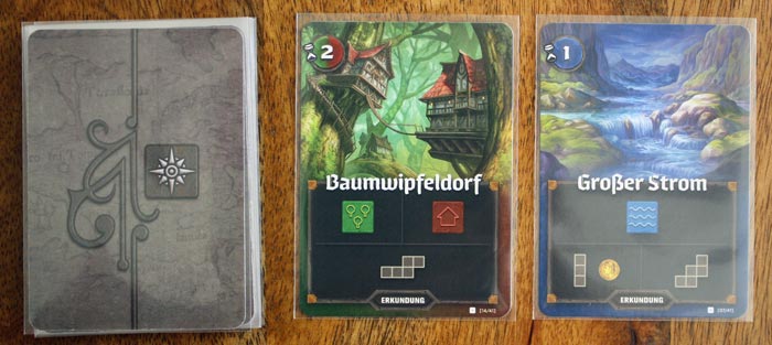 Zwei Beispiele für Erkundungskarten aus Der Kartograph.