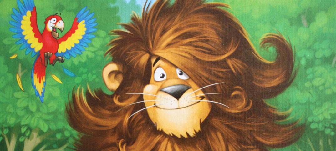 Leo muss zum Friseur Kinderspiel Abacusspiele.