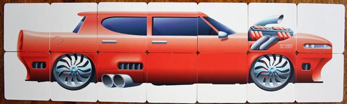 MaCar Beispiel im 2x7 Raster.