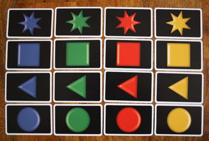 Diese Spielkarten und -farben gibt es in Memento.
