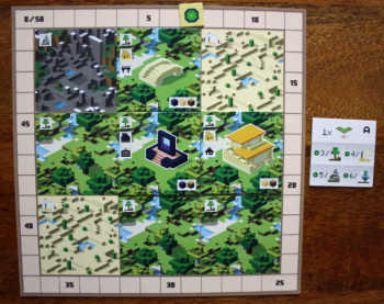 In der ersten Werung A hat sich der Spieler auf den Wald konzentriert.