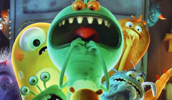 Monster unterm Bett Kinderspiel.