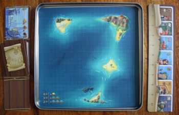 Die Seekarte des Spiels.
