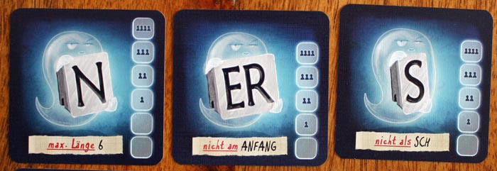 Manche Buchstaben können nicht so leicht erschreckt werden.