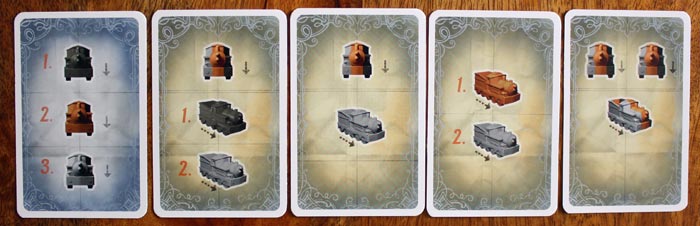 Startkarte und Auswahl an Fahranweisungen aus Switch & Signal.