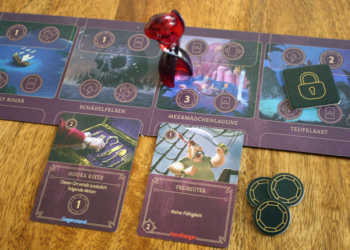 Der Spieler zieht auf die Lagune und führt die Aktionen aus.