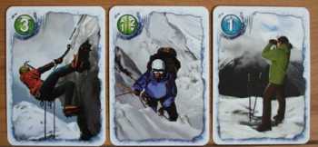 Die verschiedenen Aktionskarten stehen den Spielern zur Verfügung.